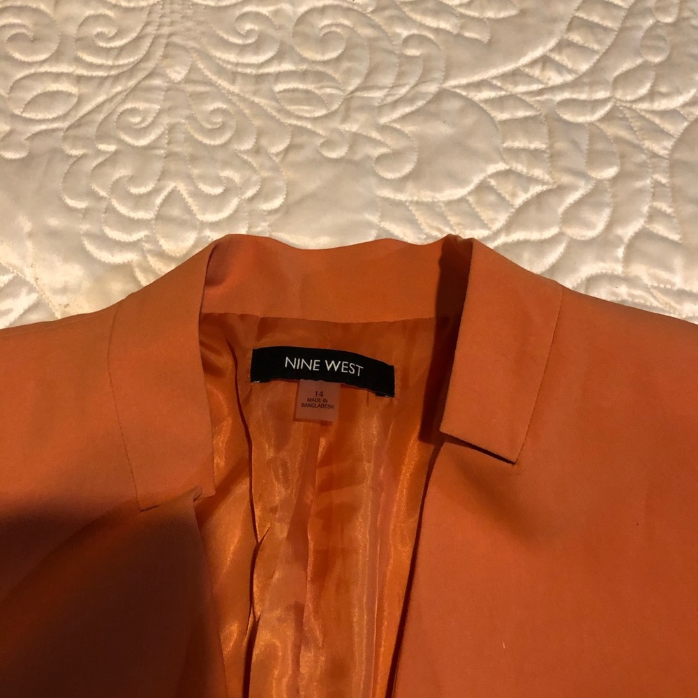 Orange blazer